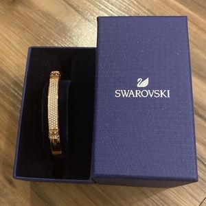 Authentic Swarovski Crystal Rose Gold Bangle